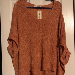 Small NWT Impressions Light pink knit sweater